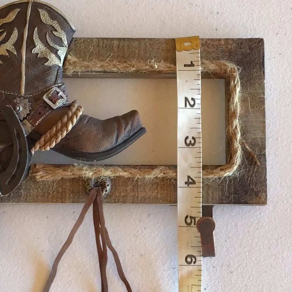 Rustic Cowboy Boot Hat/Keys  Hanger